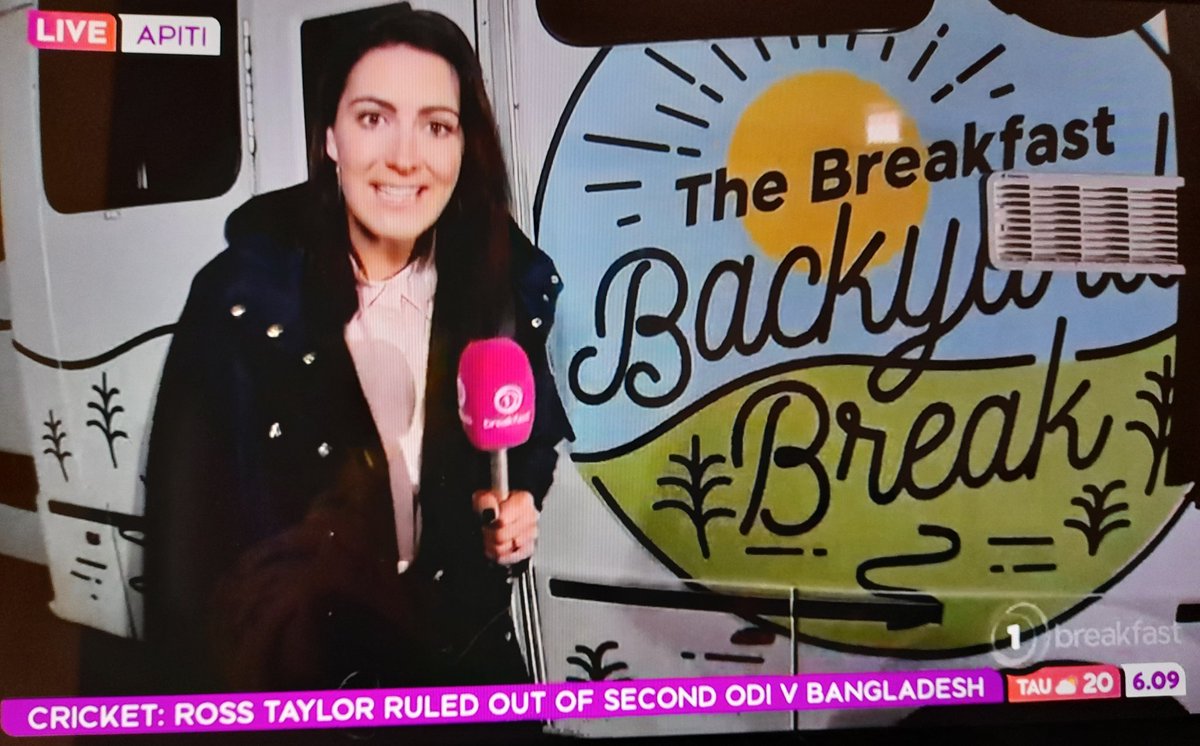 Waking up this morning to @hayleysproull and <a href="/Breakfaston1/">TVNZ Breakfast</a> live from Apiti. #ThisIsManawatū.