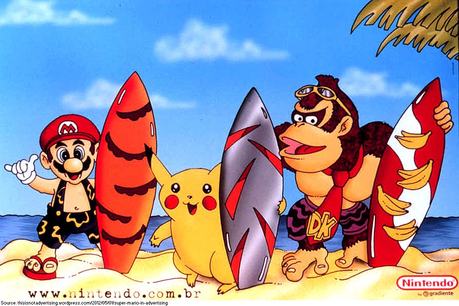 Supper Mario Broth - Artwork of Donkey Kong and Mario, drawn by