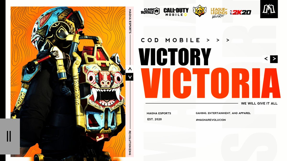 MAGNA ESPORTS (@magnaesport) on Twitter photo #CallofDutyMobile | ¡Resultado!
El día de ayer nuestros guerreros se hicieron con una contundente victoria.
🏆 <a href="/LigaEspMobile/">Liga Española Mobile</a>
🆚 @EspTeamEsport
📈 3-0
#SomosMGNⓂ️ #CallofDutyMobile | ¡Resultado!
El día de ayer nuestros guerreros se hicieron con una contundente victoria.
🏆 <a href="/LigaEspMobile/">Liga Española Mobile</a>
🆚 @EspTeamEsport
📈 3-0
#SomosMGNⓂ️