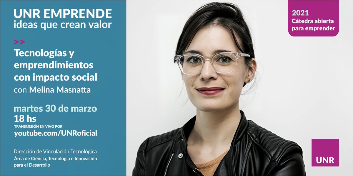 UNRemprende's tweet photo. Invitamos a toda la comunidad a nuestra primera actividad abierta del año 😀

🗓 El próximo martes 30/03, a las 18hs, estaremos conversando en el canal de youtube de la @UNRoficial  con✨  @melinamasnatta sobre “Tecnologías y emprendimientos con impacto social”🤓💥

Imperdible! https://t.co/kH8V2mPHbd
