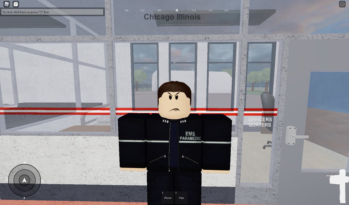 Our new Chief Paramedic on duty showing off our EMS Uniforms
