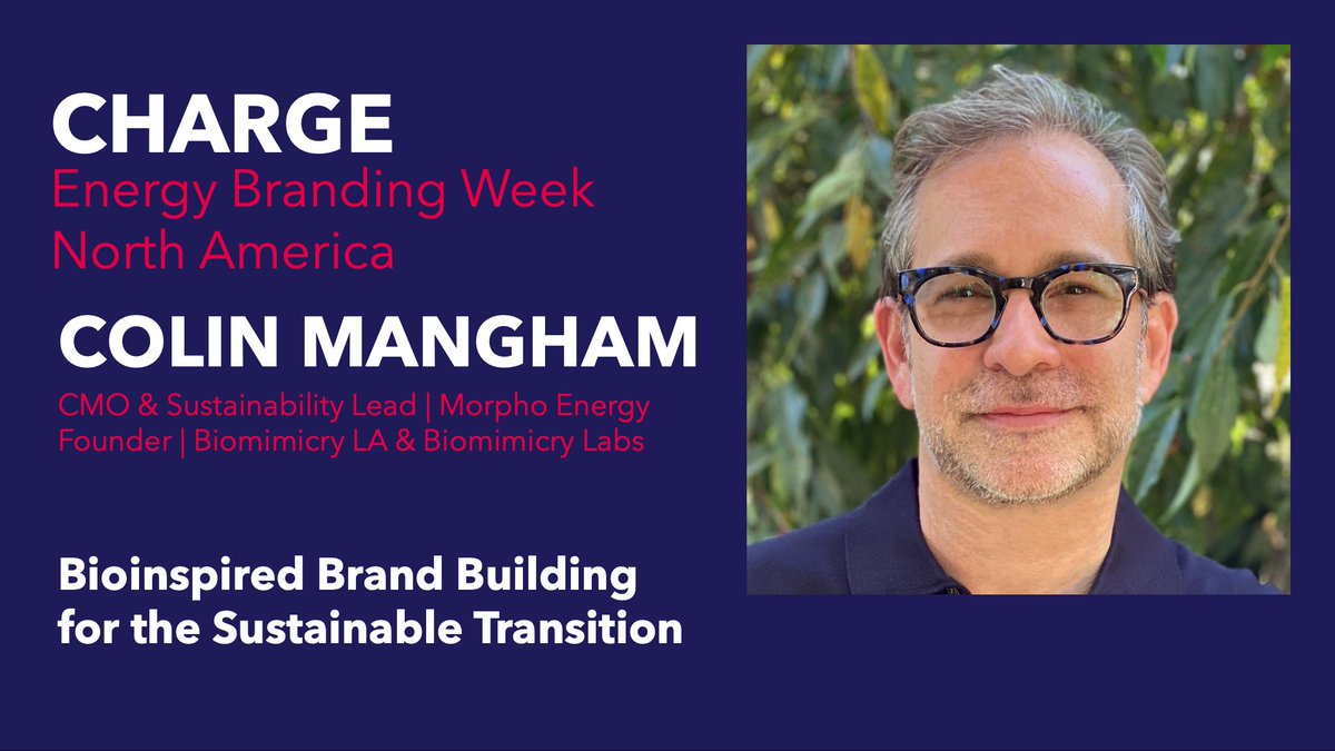 colinmangham's tweet photo. Thanks again to everyone @BrandingEnergy for hosting me as one of your keynotes this morning. We energy branders have the power to "create conditions conducive to life." Looking forward to advancing this work together!  #CHARGEWeek #energy #branding #biomimicry #circulareconomy https://t.co/CJYvtyfcgB
