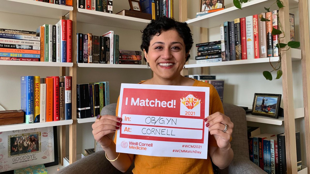 WeillCornell's tweet photo. When Rana Khan matched at @WCM_OBGYN, it was more than just realizing a milestone in her medical education, it was the culmination of a personal journey that transported Khan from medical student to cancer patient to future physician. #WCMMatchDay #WCM2021 https://t.co/FX7rRHy0rc https://t.co/fTzjn7633a
