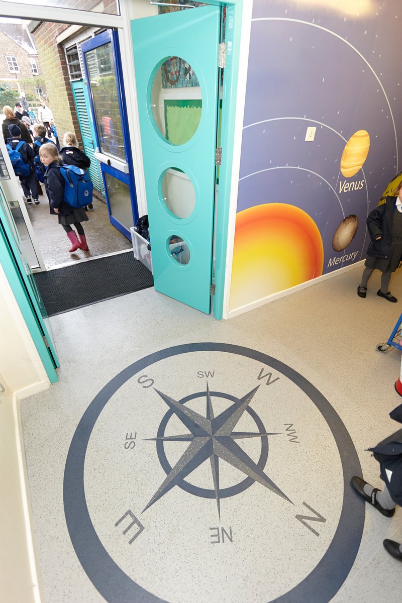 Few will forget the excitement of the 2012 London Olympics Games. Altro XpressLay, the first adhesive-free safety floor, was used in a number of venues and, after, reused – for example in the school shown here #Altro #Adhesivefree ow.ly/Iuyb50Cz6Y0