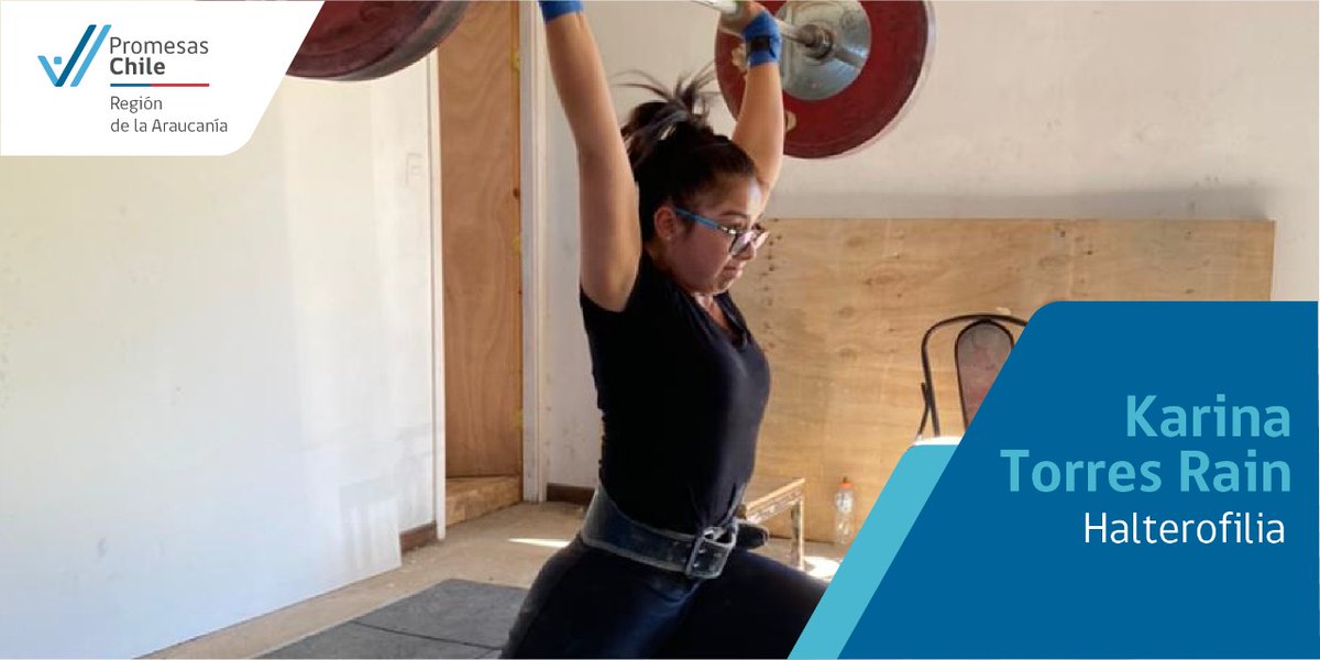 MindepNovena's tweet photo. "Tengo la fuerza interior para triunfar". Conozcamos más sobre Karina Torres, la temuquense 🇨🇱 del programa #PromesasChile que con solo 15 años brilla en la halterofilia 🏋🏻‍♀️ y se ilusiona con el Mundial Juvenil de Arabia Saudita. Detalles en https://t.co/VU2ZC7jVVn 💪 https://t.co/aUmkP5V747