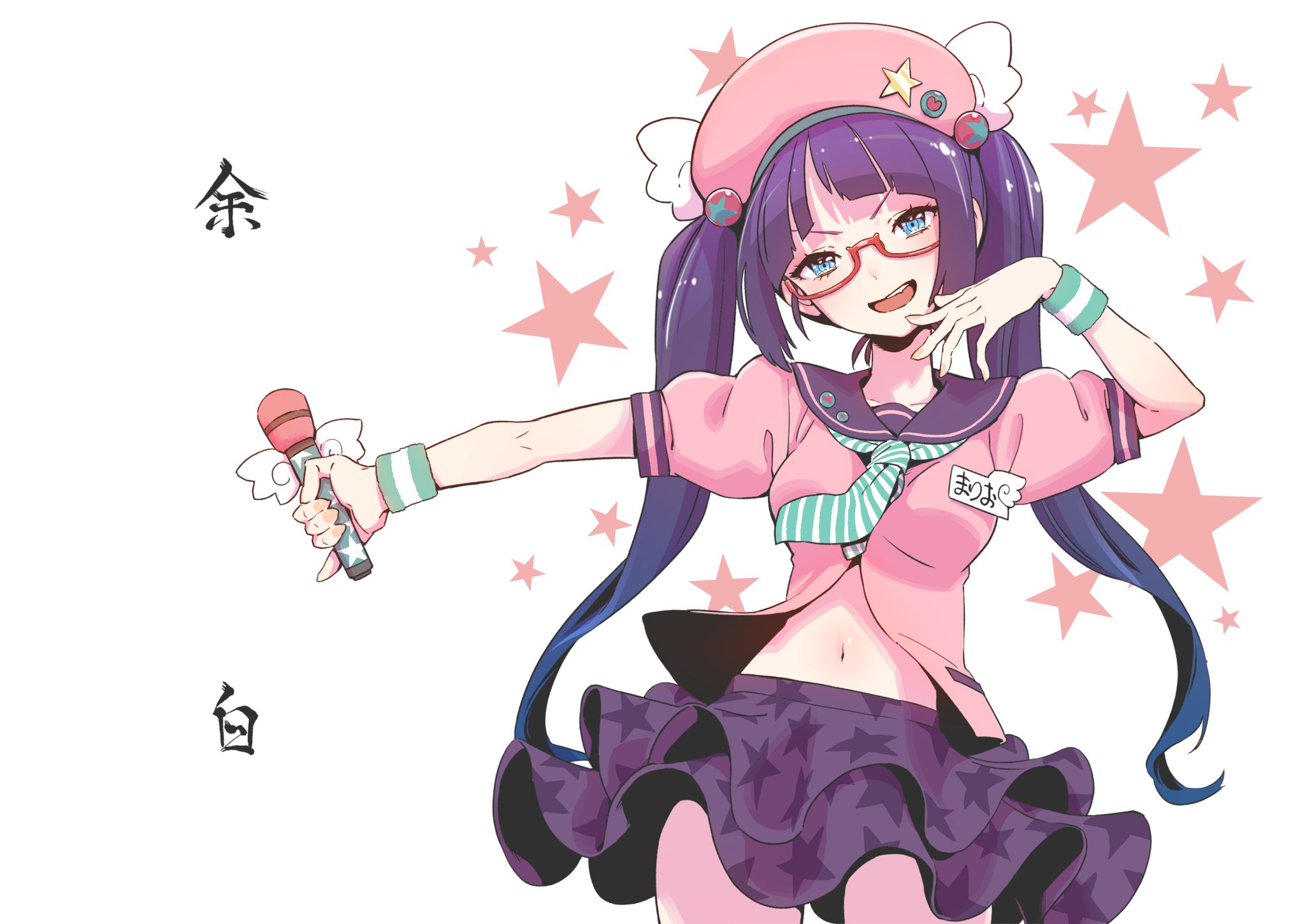 『小夜更けて (さよふけて）』　　アクリル肉筆画 小夜更けて (さよふけて）』 アクリル肉筆画