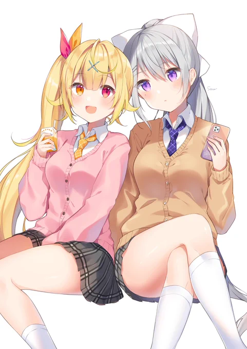 #でろあーと #サラ星図 

同じ高校の先輩後輩っていう妄想 