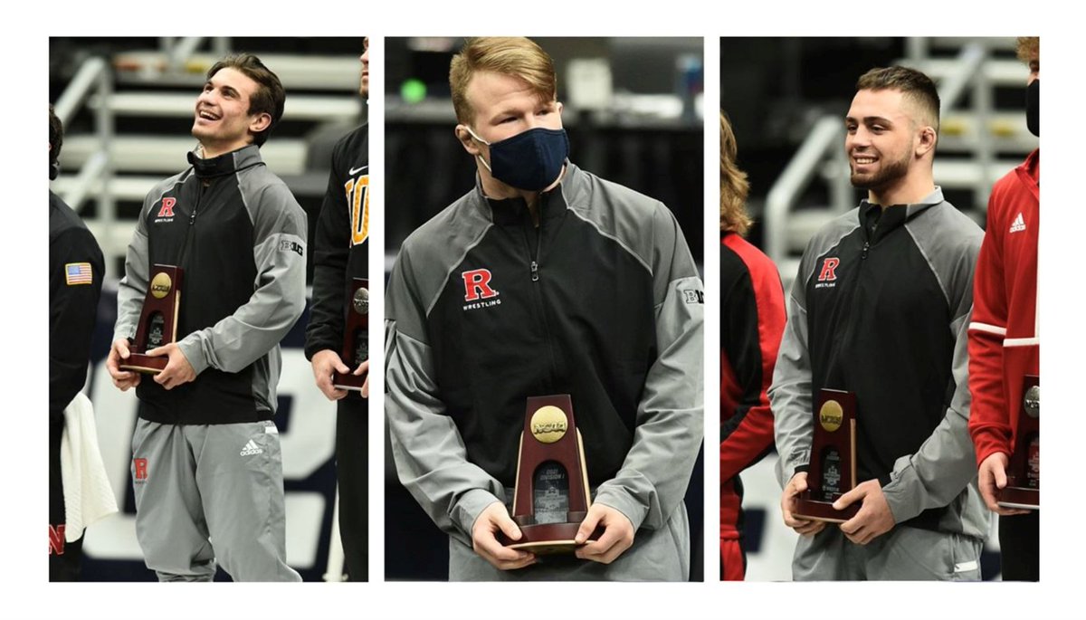 GovMurphy's tweet photo. At #NCAAWrestling, @RUWrestling excelled on the mat – landing three All-American selections for the FIRST TIME in school history:
✅Sebastian Rivera
✅Jackson Turley
✅John Poznanski

Congratulations to the Scarlet Knights and @CoachGoodale on a tremendous season! https://t.co/dCuFtqmuJ3