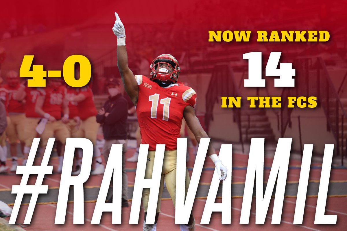 After a stunning win against Samford, VMI is now 4-0 and ranked No. 14 in the FCS. #RahVaMil #GoKeydets