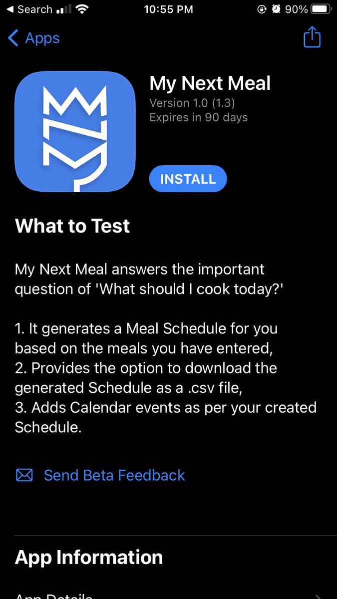 thekavisha's tweet photo. 🎉 Pushing out my #SwiftUI  app 'My Next Meal' 's public beta build 🎉

Would love it if you folks check it out🙏🏽
https://t.co/6ZIzgpBxuE https://t.co/HxeD7RgQxH