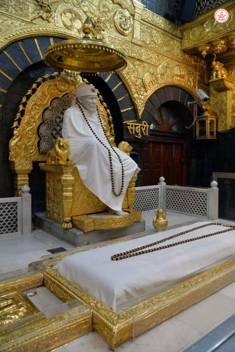 SSSTShirdi's tweet photo. *!! 🕉️ साई राम !!*      
*श्री साईबाबा संस्थान विश्वस्त व्यवस्था,शिर्डी*
 *आरती :- शेजारती*
 *सोमवार २२ मार्च २०२१*                              
 !! 🕉️ Sai Ram !!
*Shri Saibaba Sansthan Trust, Shirdi*
*Aarti* :- *Shejaarti*
*Monday 22 March 2021* https://t.co/WIIFE4IHB3