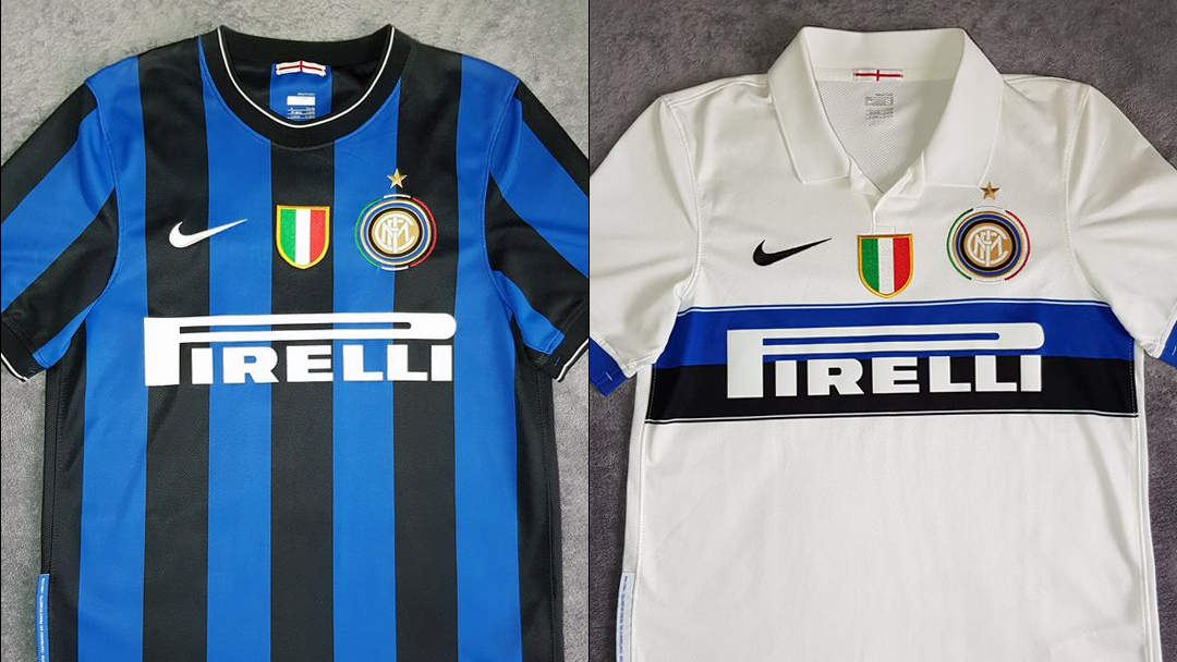 Inter 2009-10 à domicile et à l'extérieur par Nike