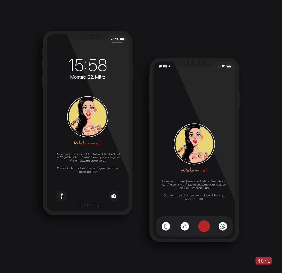 kleinmone's tweet image. Today just a simple setup ..

Shortcut by @thewaytozion 
Thanks to @Nostr3z for inspiration 😉

@TransparentIcns 
#ios145beta4 #nojailbreak #shortcuts