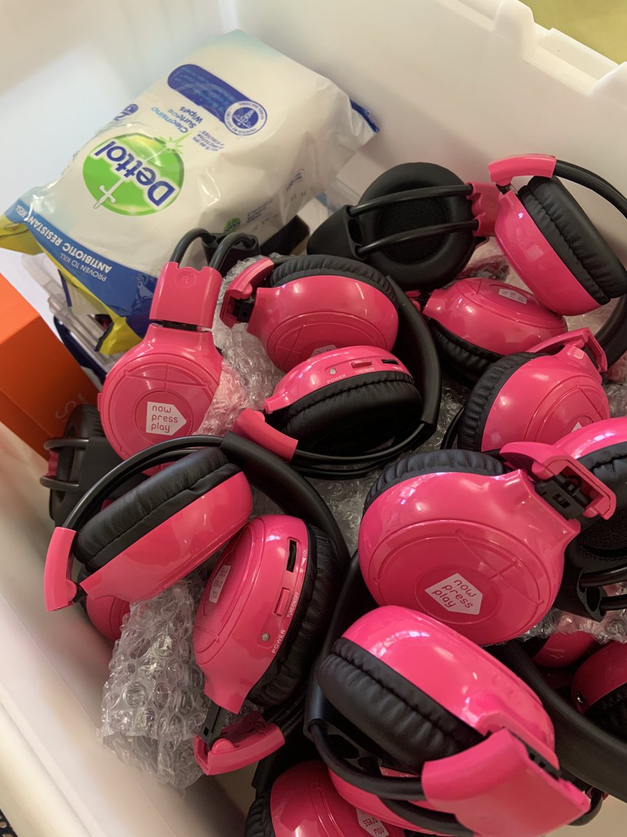 MsSimkassi's tweet photo. What did you do in your staff meeting today? We visited the Stone Age in a sunny playground. Thanks @alexlovedavies we can’t wait to start our journey using @nowpressplay immersive audios!  Now to clean all the head sets! #edutwitter #education #educhat #teacher #writingrocks https://t.co/4ICujuWmGY