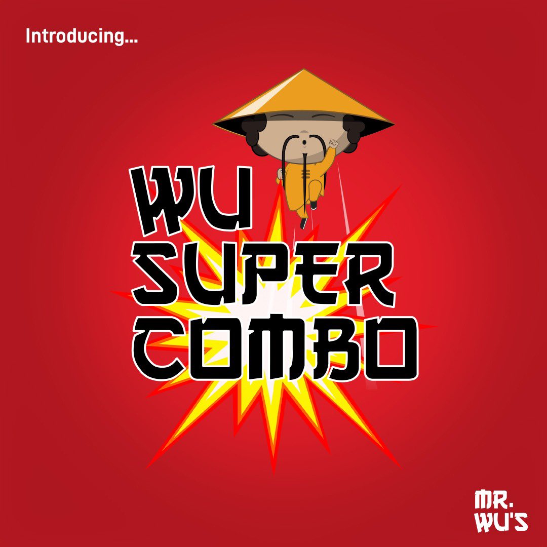mrwusgh's tweet photo. Introducing ...... the new “ Wu Super Combo “ 😁 🥁🥁🥁suitable for family and parties . The days of ordering separately to achieve a combo meal is over . MrWus has made that easy and available, also affordable for all occasions . https://t.co/EFDdN6PNvW