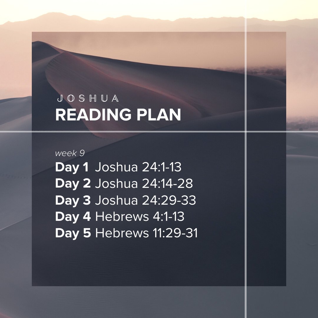 MosaicNWA's tweet photo. As we close out our Joshua series this week, find some time to spend in God's Word!

"Meditate on it day and night, so that you may be careful to do according to all that is written in it." Joshua 1:8 https://t.co/XSlCVTlObp