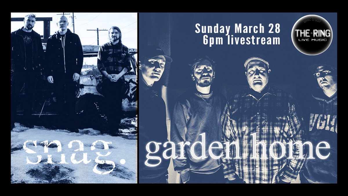 Garden Home &amp; Snag perform the next show in The Ring Live Music Milwaukee concert series, coming up this Sunday at 6pm! Check it out on The Ring Live Music YouTube channel and Facebook Live! fb.me/e/dgAelEkjM