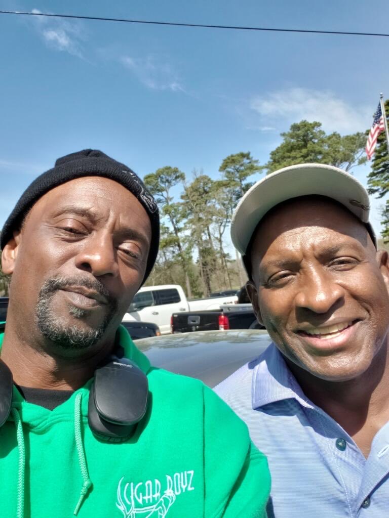 18 holes with Mark Everett &amp; Joe Bock today. Real golf.