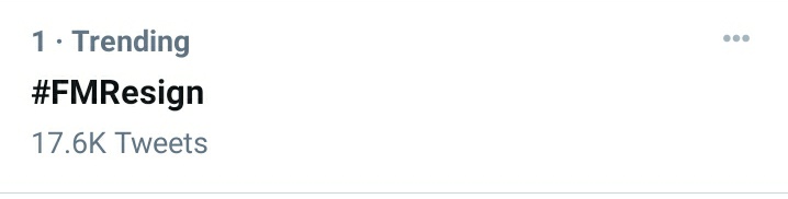 iSourabhMishra's tweet photo. Why it reached to top, bcoz everyone wants #FMResign https://t.co/yLxnUMo5R1