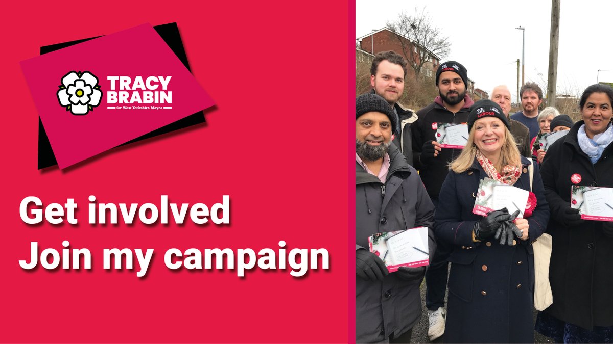 With just 60 days to go until Polling Day, we need to speak to as many voters as possible. I can't do it without your help.

Get involved with the #Tracy4Mayor campaign - campaign.yorkshirehumberlabour.org.uk/sign-up-to-be-…