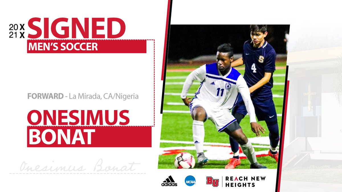 A handful of exciting new additions to <a href="/biola_ms/">Biola Men’s Soccer</a> to announce.

First - Onesimus "Moose" Bonat!

“Moose has an incredible raw ability to his game. We are excited to welcome him to our program and believe he can develop into an influential player on our roster."
- <a href="/tstrick16/">Torrey Stricklin</a>