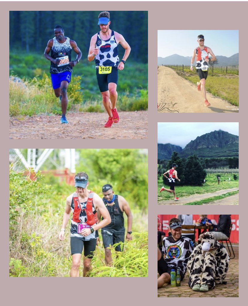 bigchrisvis's tweet photo. My cow print and I have been on some amazing adventures over the the past few years. Really excited to see what this weekend holds! 

🐮⛰💜

#myafricanx #runtheafricanx https://t.co/UbVdZvcsUK