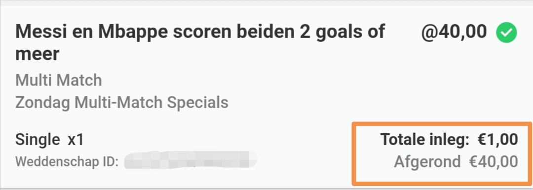Jeronimo1028's tweet image. De #lekkerman en #multimatch bet deden het goed gisteren, al moest ik wel tot de 89e minuut wachten tot #Messi zijn 2e goal maakte ⚽⚽🥳🥳🥳

#toto #KoningToto 🤴🏽@TOTO_NL @BookiesBenelux