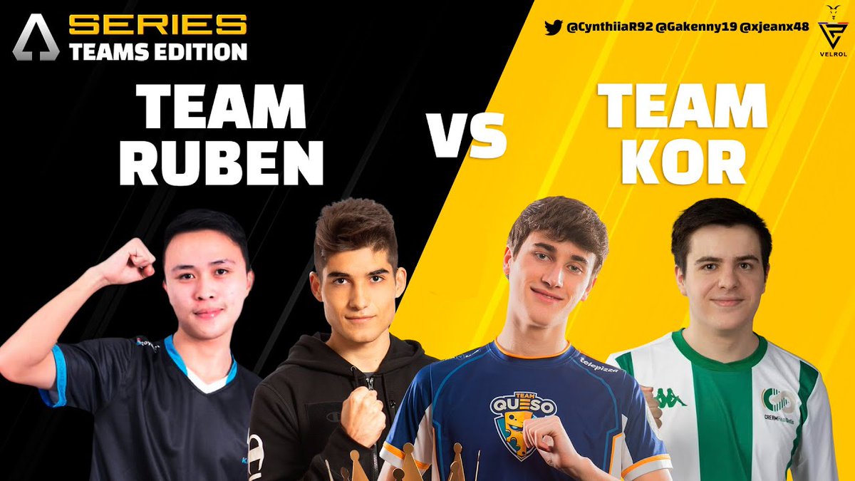 RevolAimar's tweet photo. 🔴¡YA EN DIRECTO!
🏆#AppGradeSeries

¡Arrancamos con este partidazo!

🎖️#TeamRuben🆚#TeamKOR
👕 @rubizalez @Real_BaleGame @michifucr @ridel_benzer
👕@Byeongjin2 @Genesis6735 @Coco_CR04 @WINNER24112692
📺https://t.co/5pE9qwCyf0

 ❤️@CynthiiaR92 @Velrol86Mx @Gakenny19 @xjeanx48 https://t.co/i0Ib2duUC1