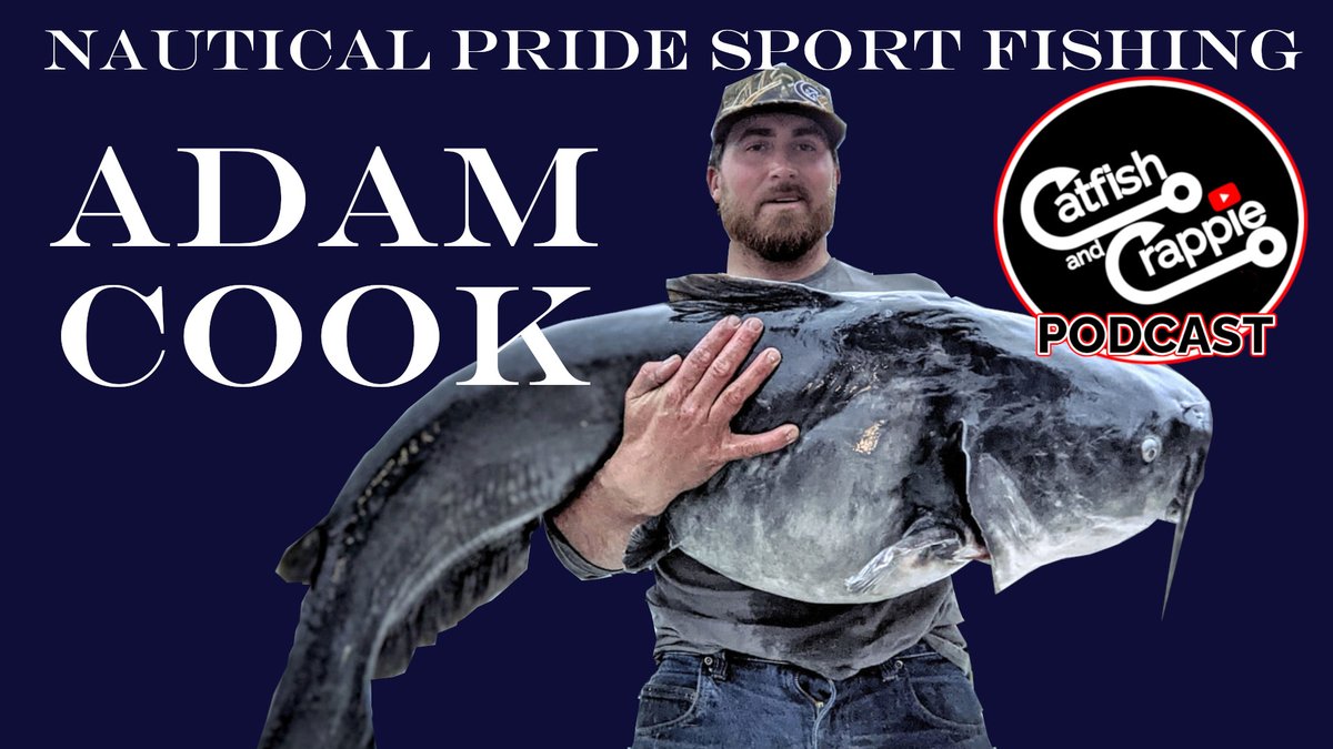 AndCrappie's tweet photo. Tonight at 8:00 PM CST I get the privilege of speaking to Adam Cook of  Nautical pride sport fishing Guide Service (and YouTube channel)!  I can wait to talk all things catfish, guild life and that sweet boat he is running! See it here: https://t.co/7MfvDDc1B3 https://t.co/OCdb9zLwSC