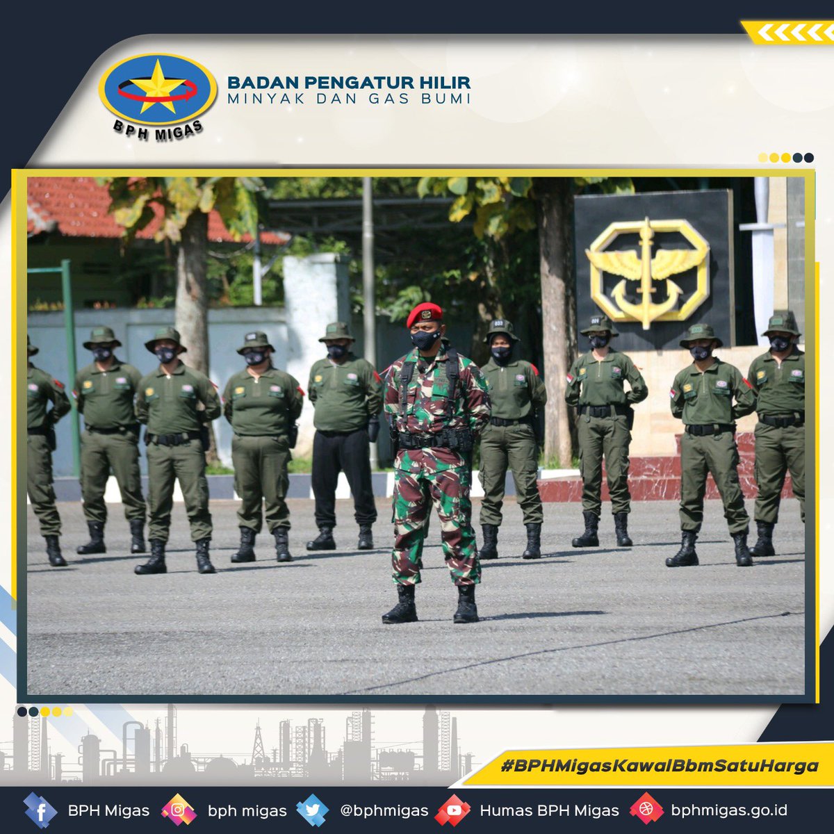 bphmigas's tweet photo. Tingkatkan Integritas dan Profesionalitas, Pegawai BPH Migas di Gembleng di Pusdiklat Kopassus

https://t.co/UU6I38kOOn https://t.co/2xBZEpfeKc