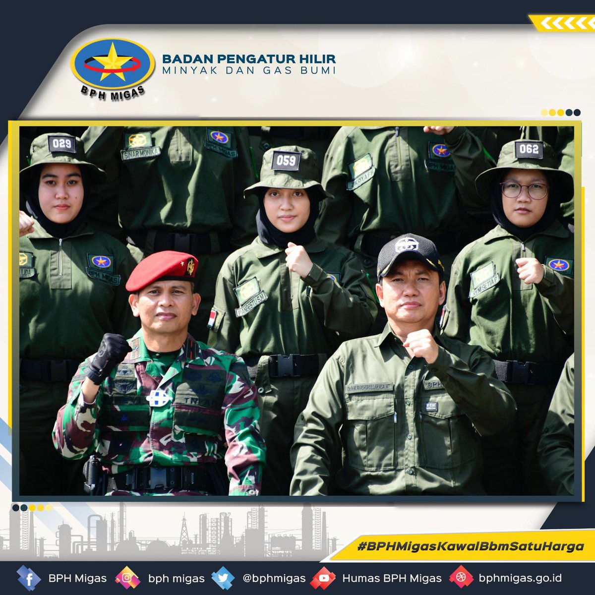 bphmigas's tweet photo. Tingkatkan Integritas dan Profesionalitas, Pegawai BPH Migas di Gembleng di Pusdiklat Kopassus

https://t.co/UU6I38kOOn https://t.co/2xBZEpfeKc