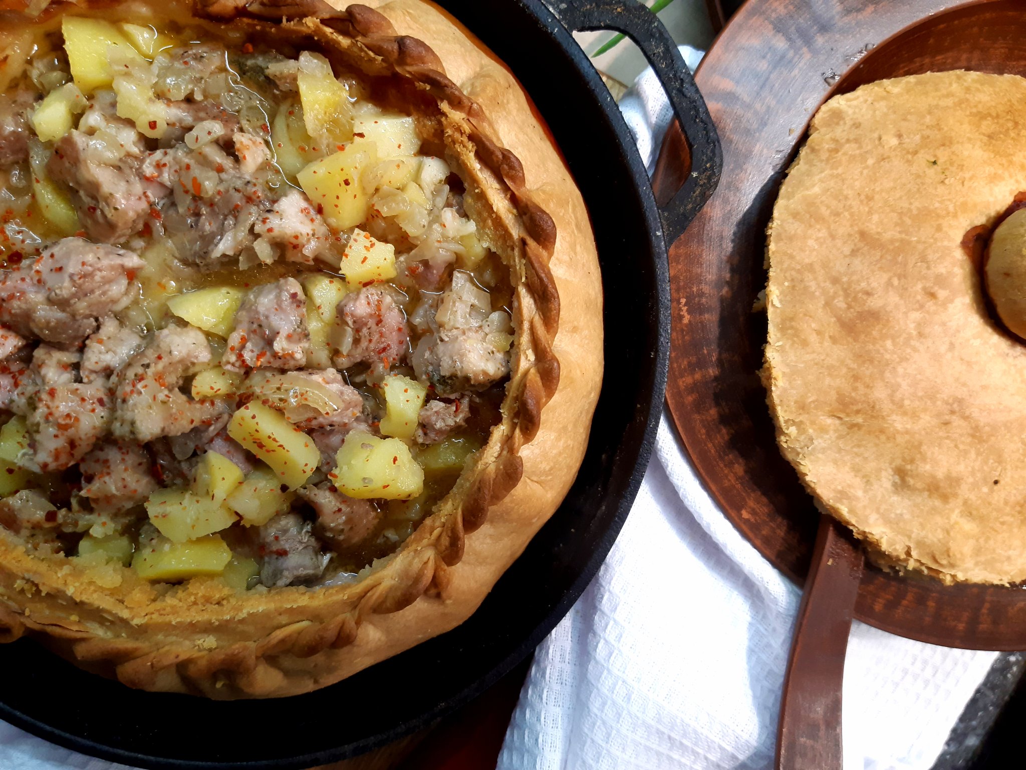 Рецепт бэлиш татарский с мясом и картошкой