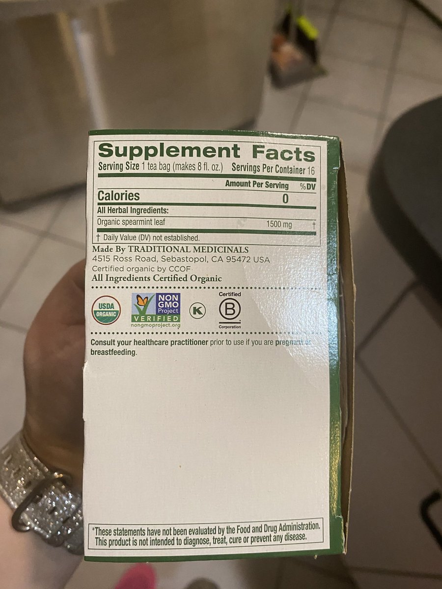 TheGemTherapist's tweet photo. @OKKosher can this tea be used on Passover? @YeahThatsKosher https://t.co/pW2i1W8gil