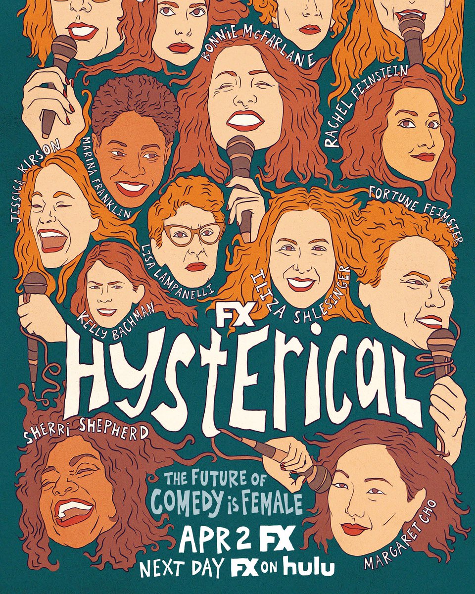 This is about to be Hysterical. Premiering Friday, April 2 at 9 p.m. ET/PT on FX and streaming the next day on “FX on Hulu.” #HystericalFX