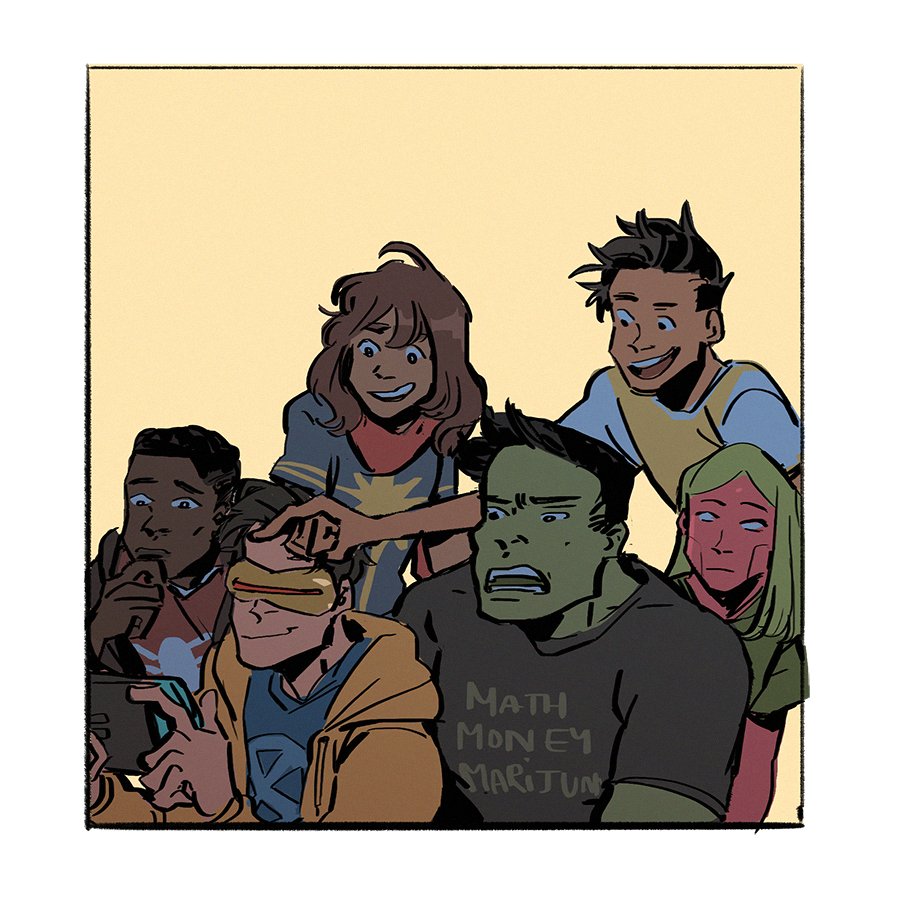 cyclops trending so i finally have an excuse to repost this as one post LOL scott is a nerd but so are the rest of the champions so it works out