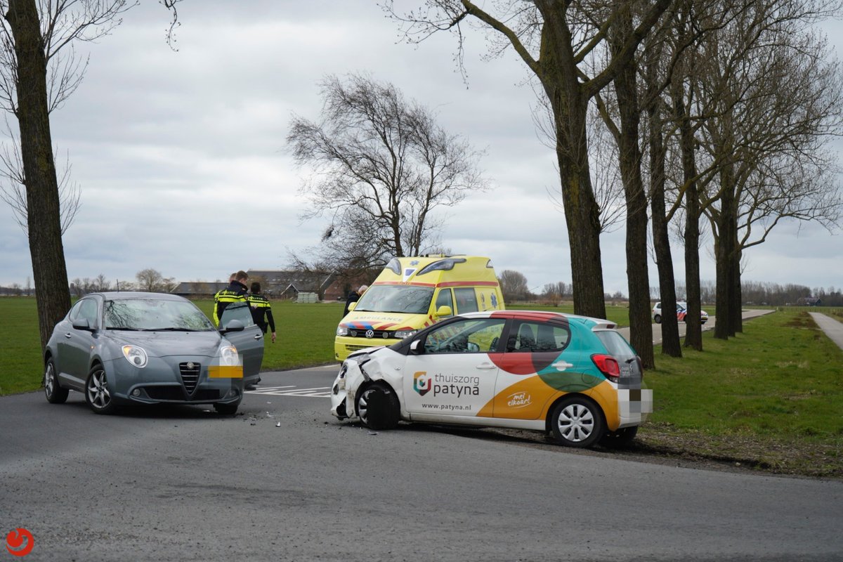 Gewonde bij aanrijding op kruising..