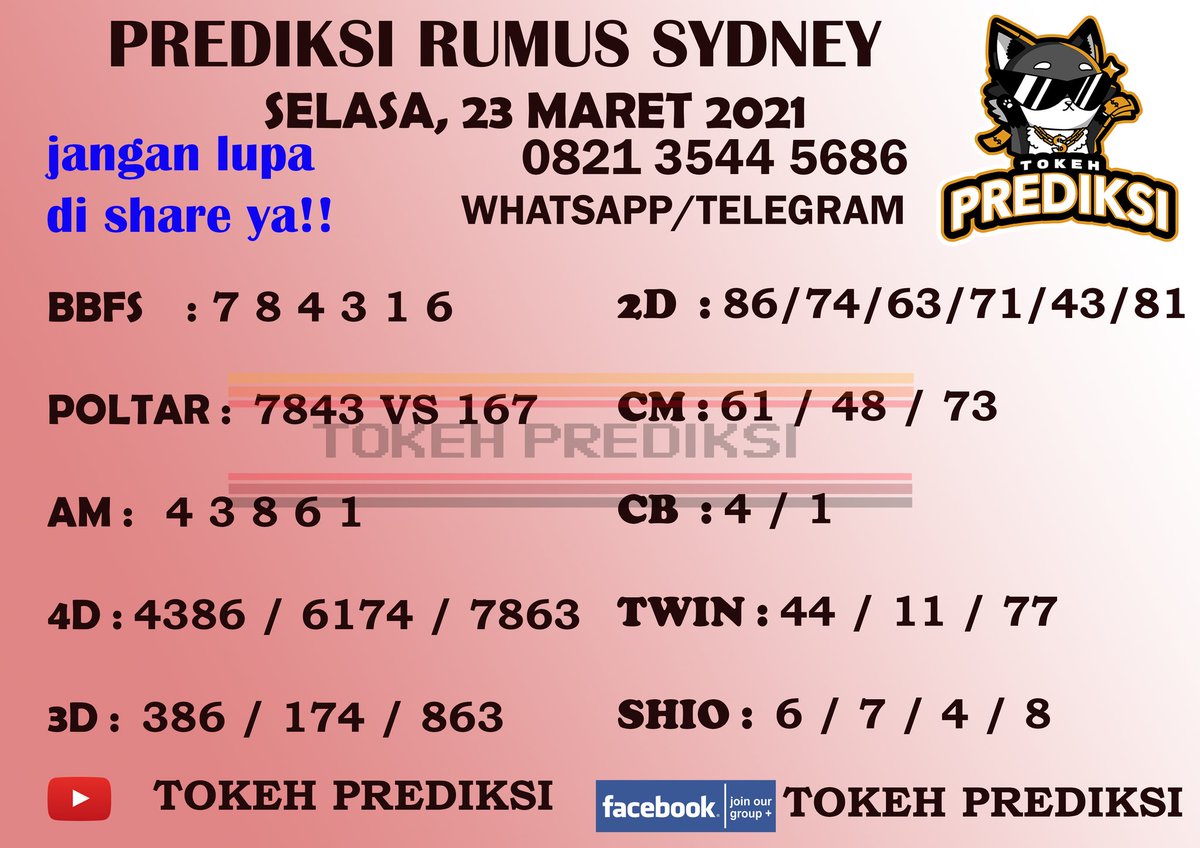 31+ Rumus Jitu Sydney Selasa Pictures