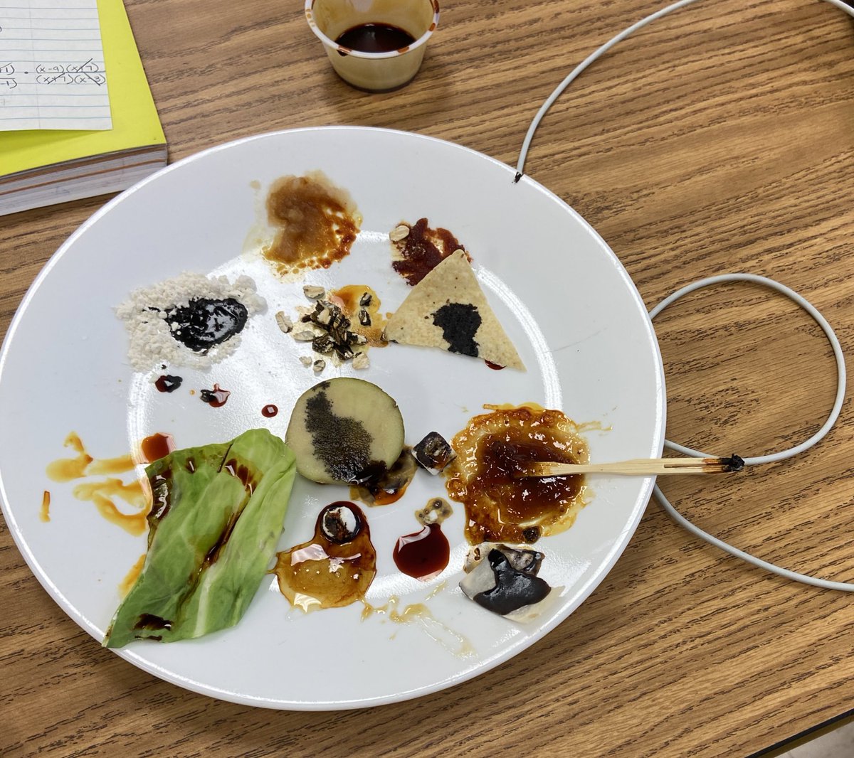 FCSbyEstes's tweet photo. FCS includes Science! Students did not cook up anything tasty, but did activate their 🧠 testing for Simple &amp; Complex Carbs today in Foods 2. #sayyestofcs https://t.co/rohWfoGd5R