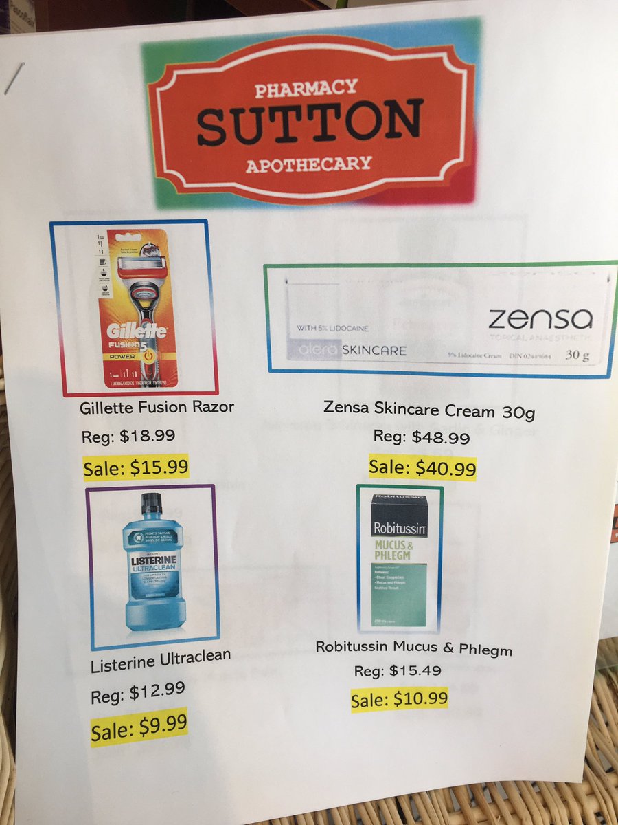 SuttonApothcary's tweet photo. Our new sales flyer starting from March 15-March 29. Come on in and get some good sales. Only on for 2 weeks then there will be another flyer. 

#sale #flyer #2weeks https://t.co/bIU7GOk5uD
