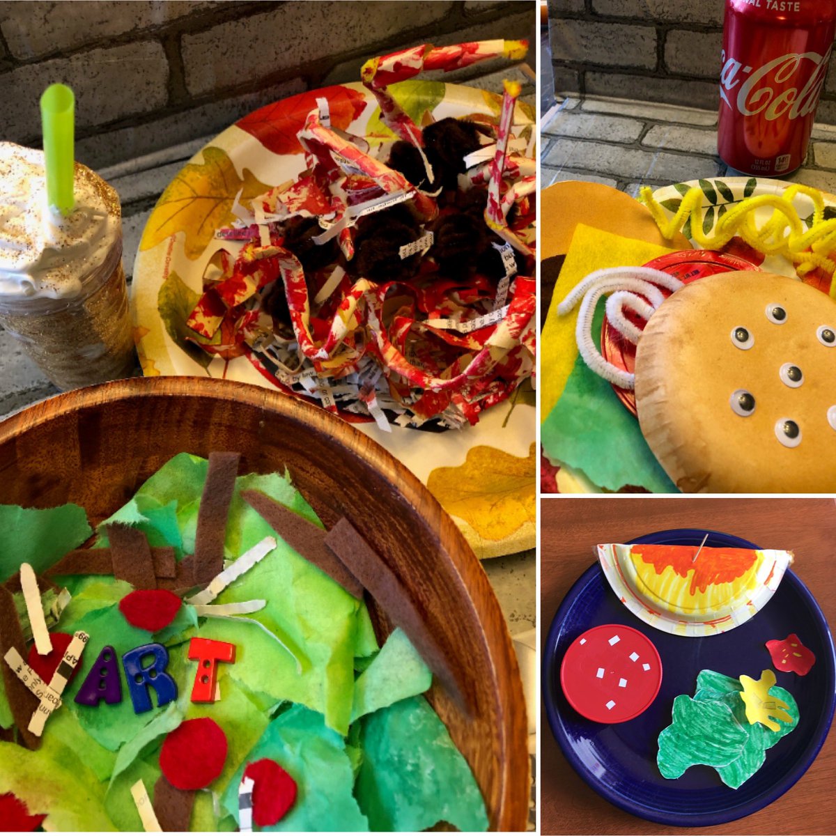 The 4th &amp; 5th graders got very creative making their food sculptures inspired by Pop Artist Claes Oldenburg. They are so good you could almost eat them! <a href="/SimondSuperstar/">Simonds Superstars |The Lamphere Schools</a> #WeAreLamphere #asynchronousart