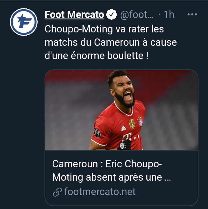 ShowTime237's tweet photo. La grossière bourde de la Fédération Camerounaise de Football fait beaucoup réagir... https://t.co/clrA5PWuF1
