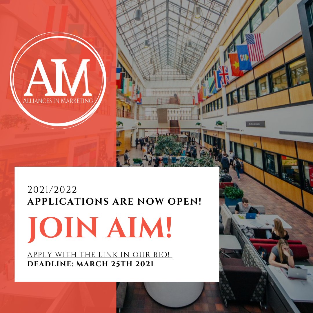 aimcalgary's tweet photo. Getting a job after graduation is difficult, but having extracurricular activity to set you apart could be the key! Applications  join the AIM Executive Board in a variety of positions are open, so make sure to apply by March 25th through the link in our bio! https://t.co/0yNdNiR9ss