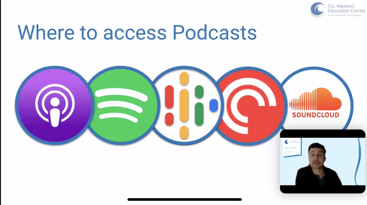 PresWex's tweet photo. Some great ideas for our @CastWex group from @larkinniall with @WexfordEdCentre this evening. #PresWex #Podcast #PresCast https://t.co/tUH6SKqlzp