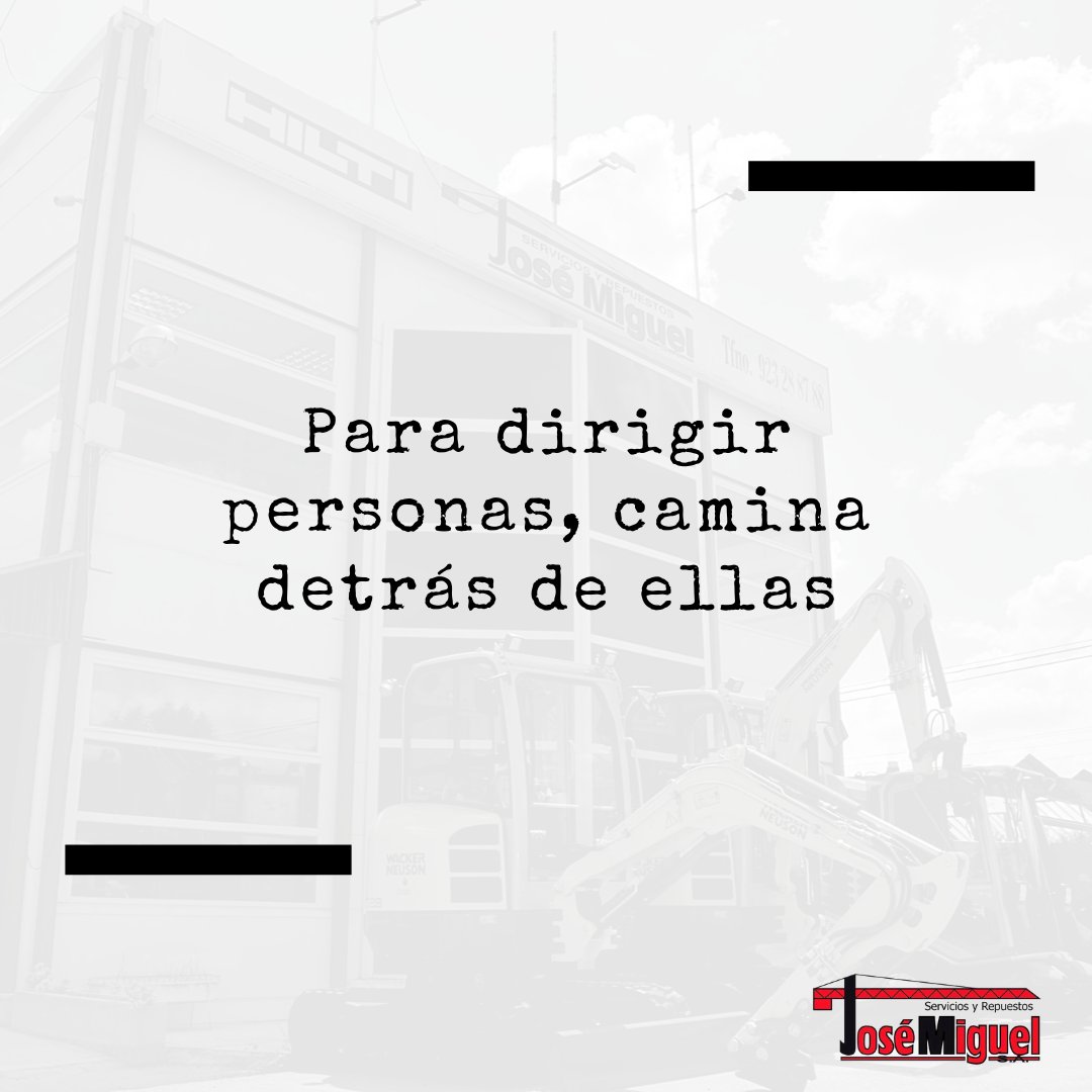 Para dirigir personas, camina detrás de ellas

#serviciosrepuestosjosemiguel #citas #reflexiones #frases #instafrases #motiva