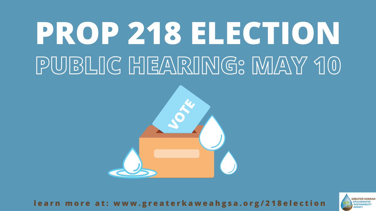 GreaterKaweah's tweet photo. ๐ณ๏ธ UPCOMING ELECTION! ๐ณ๏ธ
Greater Kaweah landowners, you likely received a ballot regarding an upcoming Prop 218 election. Wondering what that's about? Everything you need to know can be found here: ๐
https://t.co/ZLT2kL1hFJ
#Prop218 #CaWater https://t.co/KvFLIF5wUt