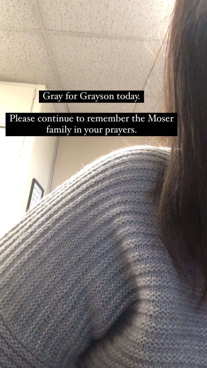 clairebethany's tweet photo. #grayforgrayson today. https://t.co/W1DE4c768N