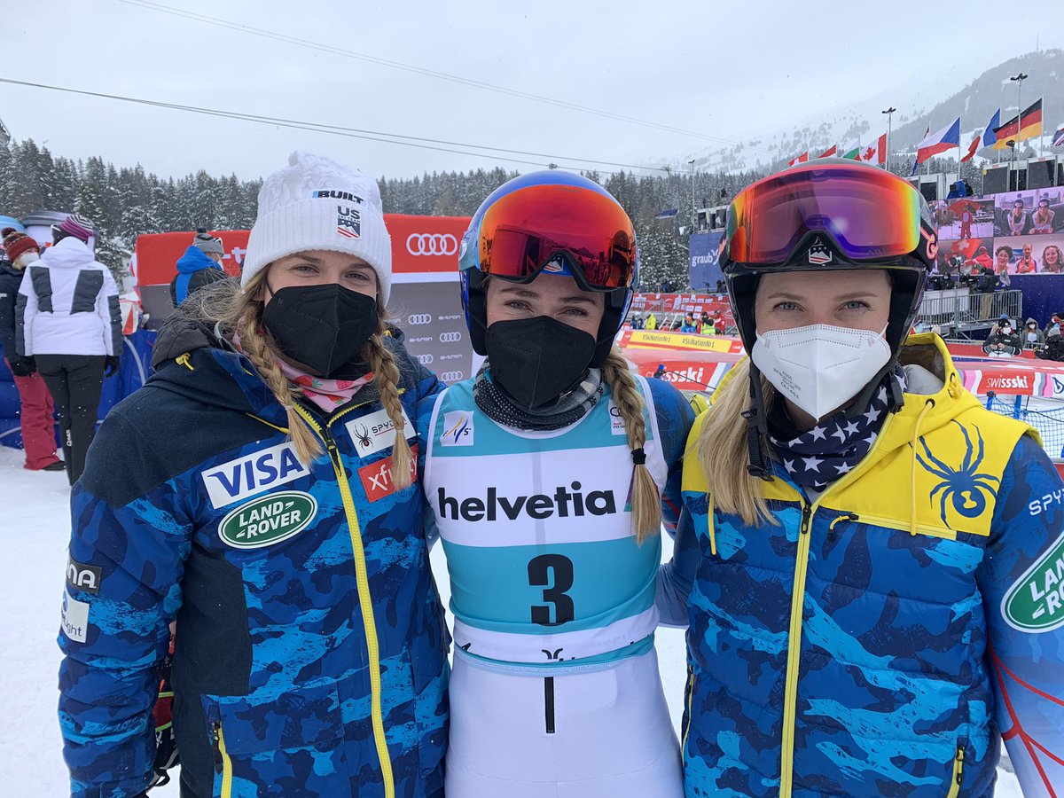 MikaelaShiffrin's tweet photo. Beyond my wildest dreams...
it’s hard to put into words how special this season was to me. Thank you to my family, team, sponsors and fans for your support and for believing in me, especially in the moments when I didn’t believe in myself. Thank you to my mom &amp; my team...(cont.) https://t.co/Vu4ghbHRLb