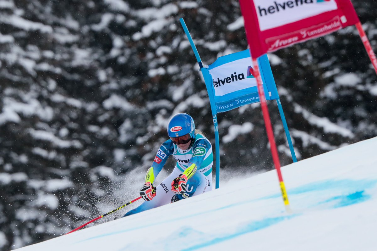 MikaelaShiffrin's tweet photo. Beyond my wildest dreams...
it’s hard to put into words how special this season was to me. Thank you to my family, team, sponsors and fans for your support and for believing in me, especially in the moments when I didn’t believe in myself. Thank you to my mom &amp; my team...(cont.) https://t.co/Vu4ghbHRLb