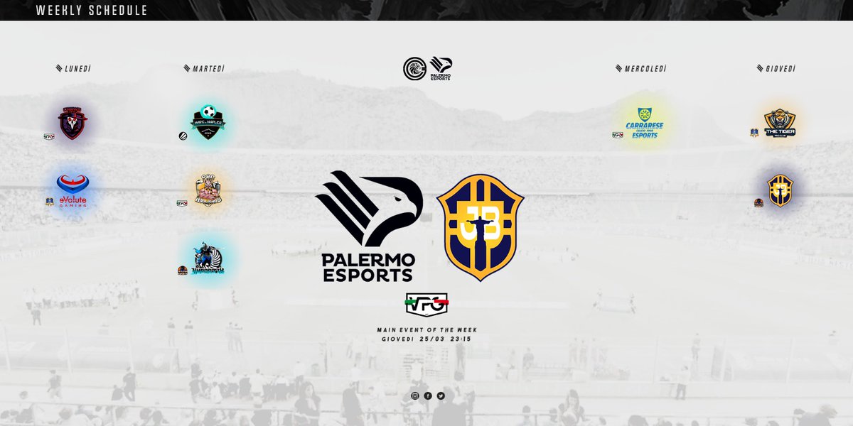 iLoveNERD2016's tweet photo. #WeeklyShedule
Ecco gli impegni di questa settimana.
#SiamoAquile
@PalermoEsports https://t.co/HXnZBFKxiQ