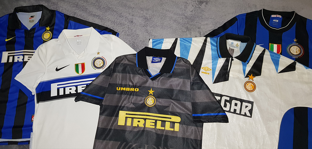 Les meilleurs kits de l'Inter Milan